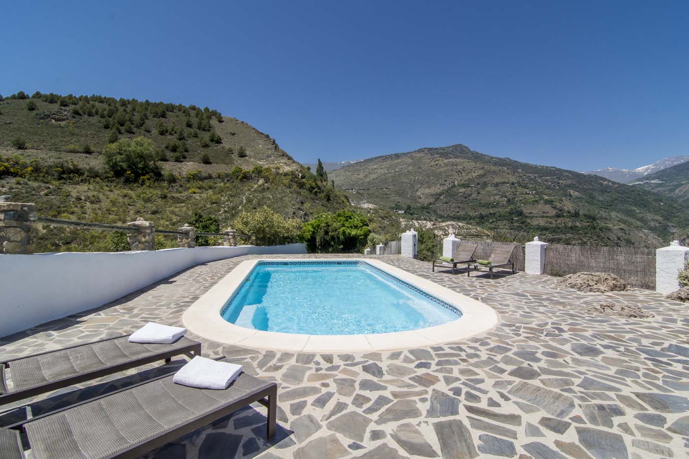 There are views to the highest peak in Spain